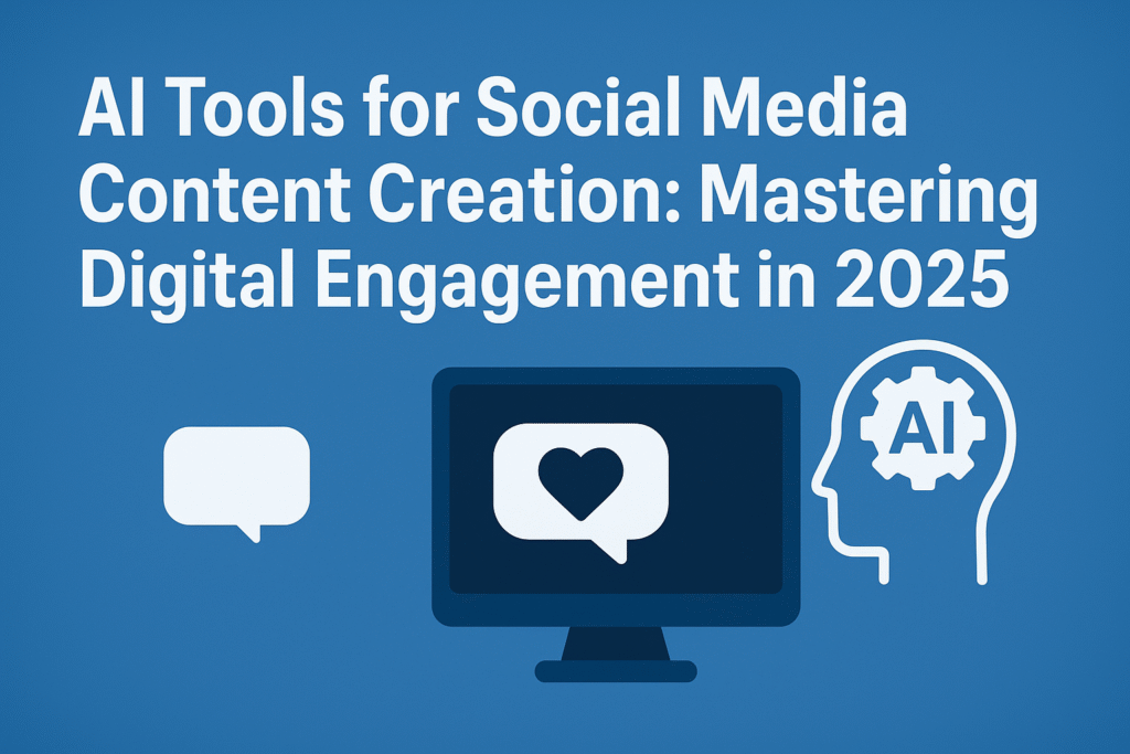 AI tools for social media content creation 2025