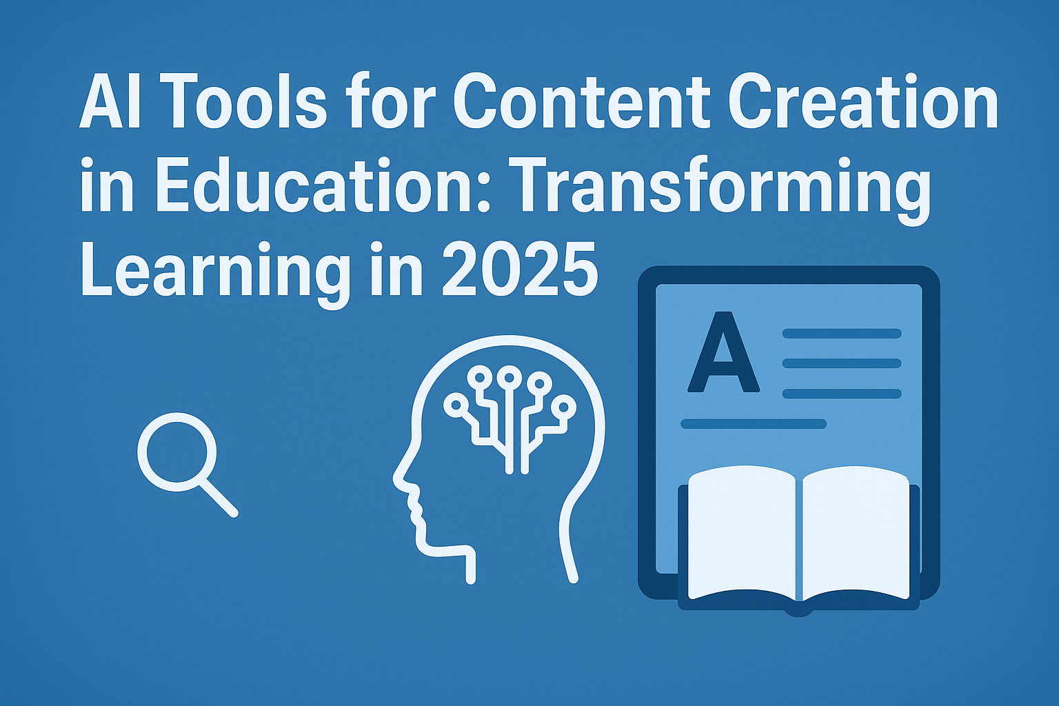 AI tools for content creation in education